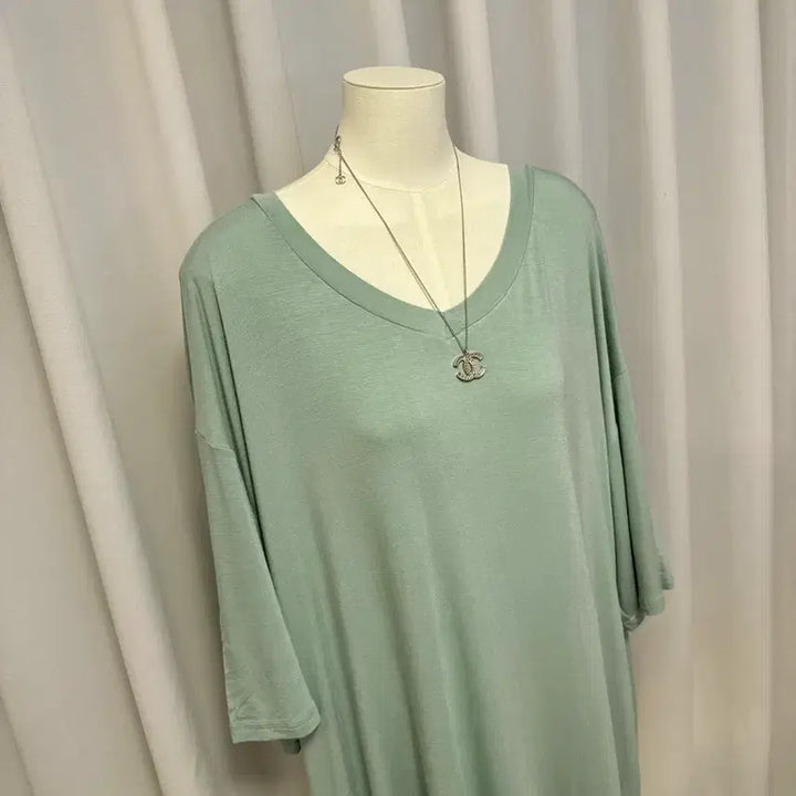 [BUNJANG] Loose Fit Mint T-Shirt (New) / 루즈핏 민트색 티셔츠 (새제품)