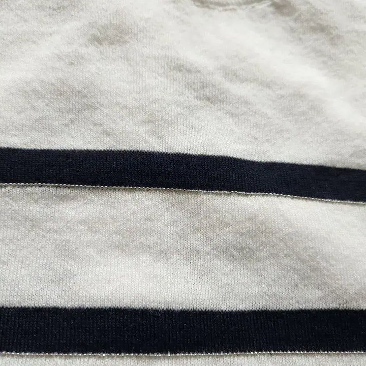 [BUNJANG] S&amp;J Co. White Stripe Summer Knit (Size 100) / 새상품) 화이트 스트라이프 썸머니트 100