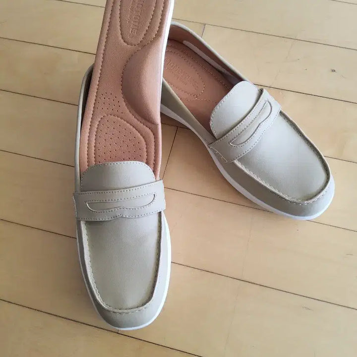 [SOLD OUT] 개발쌤플 키높이 5cm 마이크로 파이버 출퇴근여성 로퍼240미리