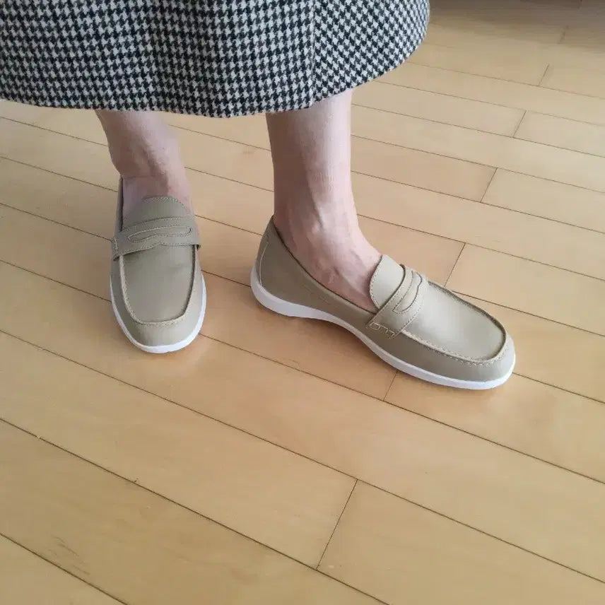 [SOLD OUT] 개발쌤플 키높이 5cm 마이크로 파이버 출퇴근여성 로퍼240미리