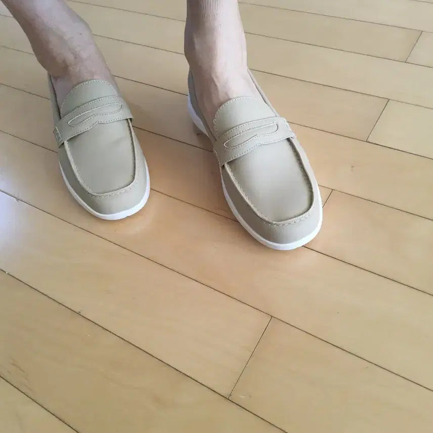 [SOLD OUT] 개발쌤플 키높이 5cm 마이크로 파이버 출퇴근여성 로퍼240미리