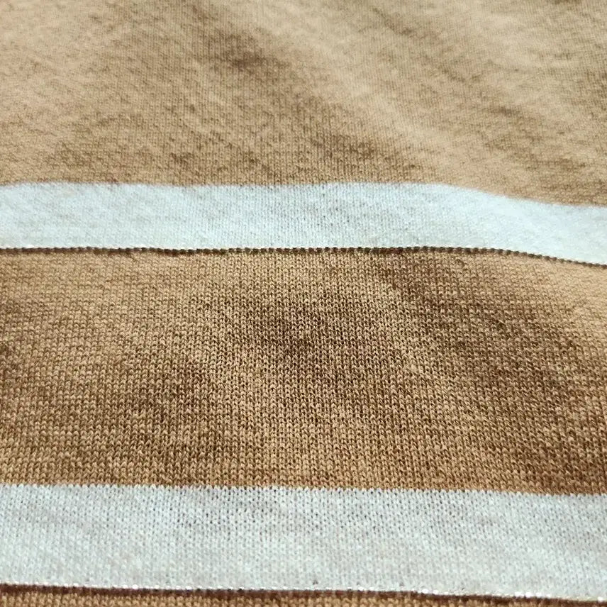 [BUNJANG] S&amp;J Co. Beige Stripe Summer Knit (Size 100) / 새상품) 베이지 스트라이프 썸머니트 100
