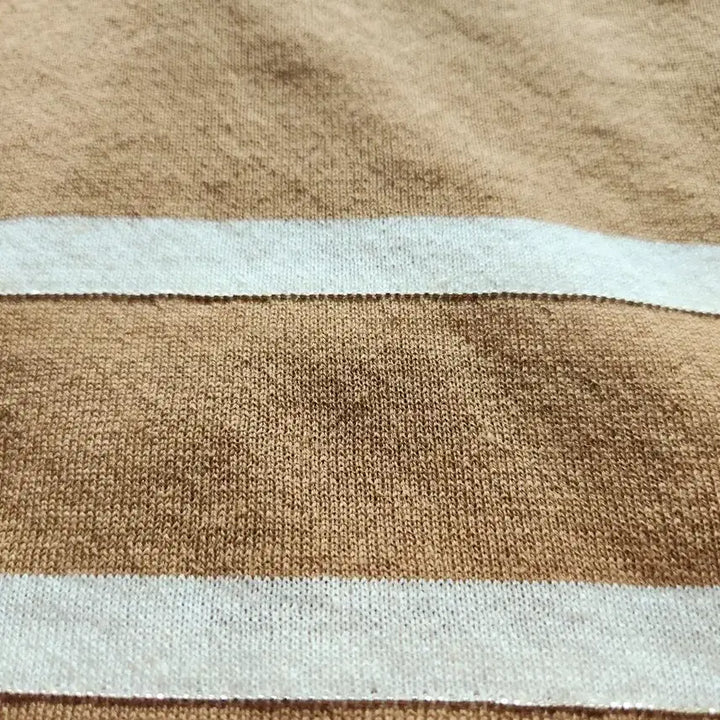 [BUNJANG] S&amp;J Co. Beige Stripe Summer Knit (Size 100) / 새상품) 베이지 스트라이프 썸머니트 100