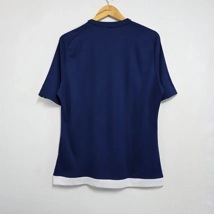 [BUNJANG] Adidas Three-Stripes Jersey Navy Short-Sleeve T-Shirt / 110(100) 아디다스 삼선 져지 네이비 반팔티셔츠