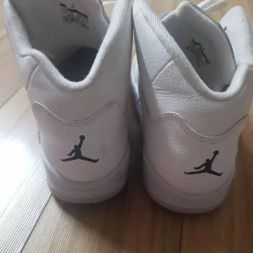 [BUNJANG] Jordan 5 White Sneakers / 조던5 화이트 운동화