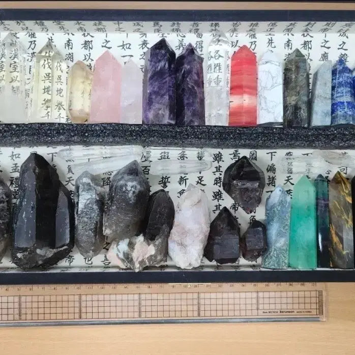 [BUNJANG] Rare Mineral Specimen Collection (20 Types, 37 Pieces) / 희귀광물 원석 포인트 모음(20종 37개)