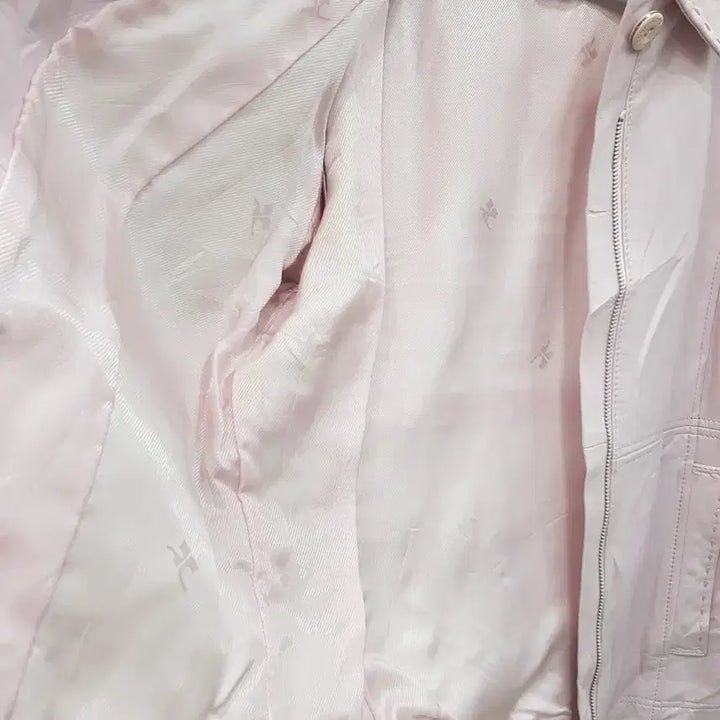 [BUNJANG] Courreges Pink Leather Jacket / Courreges 핑크색 가죽 자켓