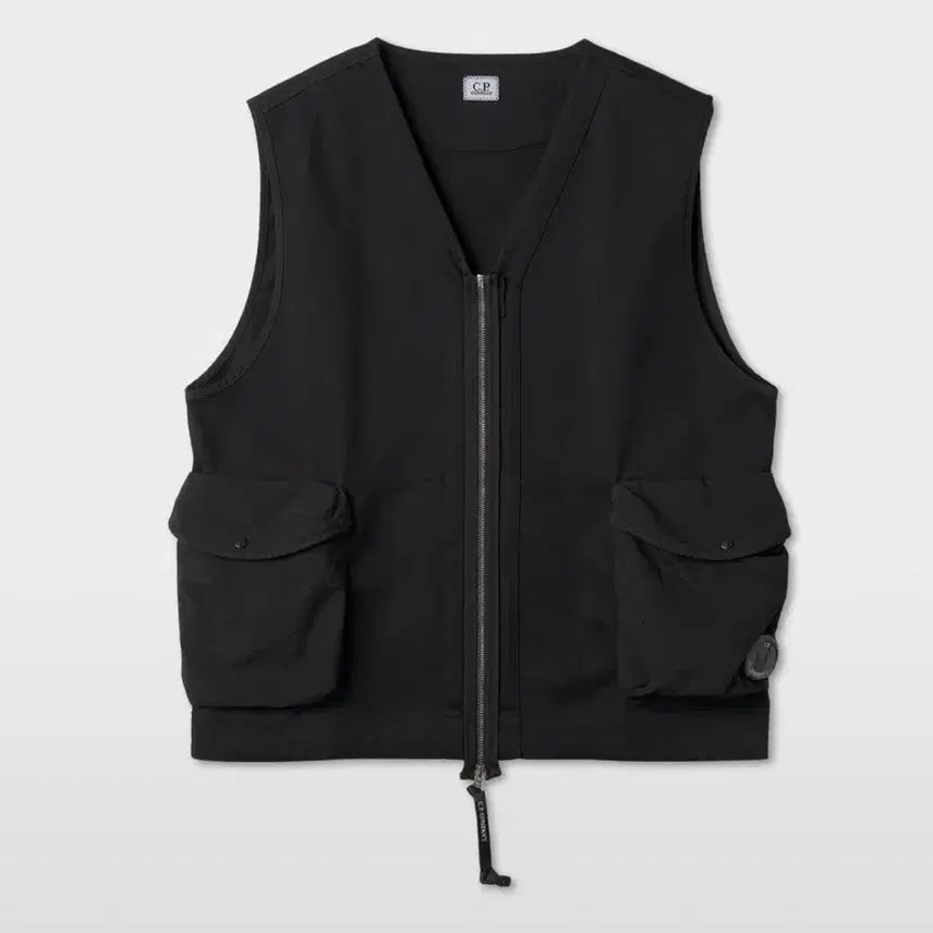 [BUNJANG] CP Company Lens Detail Zip Vest / [L] cp컴퍼니 렌즈 집업 베스트