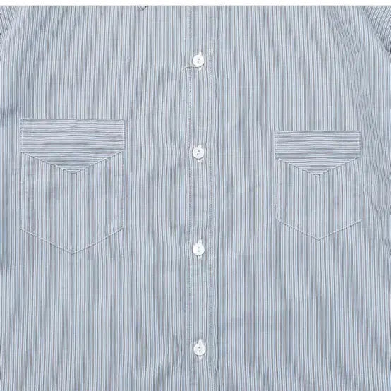[BUNJANG] Post Overalls Neutron-C Chambray Stripe Shirt L / 택포) 포스트오버롤즈 NEUTRON-C 깃털 샴브레이 스트라이프 L 판매