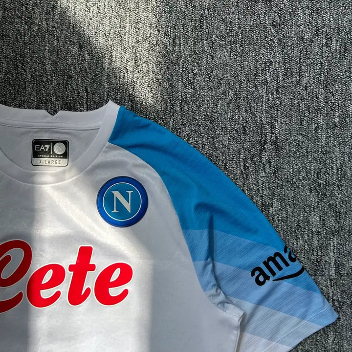 [BUNJANG] EA7 Kim Min-jae Napoli 22-23 Scudetto Celebration Game Jersey XL / EA7 22-23 김민재 나폴리 페이스 게임 우승 기념 유니폼