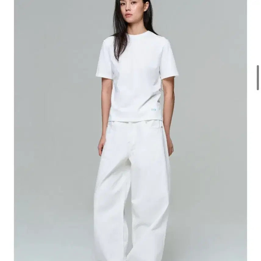 [BUNJANG] ERA Wide Fit Denim Pants White S / (새상품) ERA이알에이 와이드핏데님 s