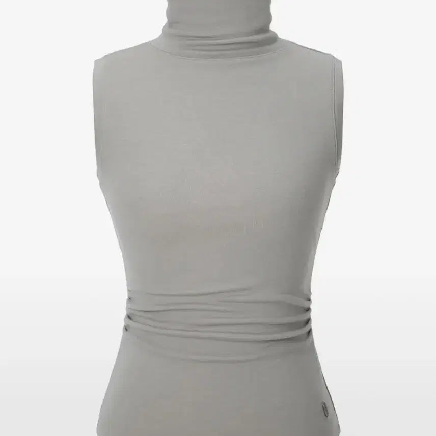 [BUNJANG] Inegi Drape Turtleneck Top (Sand Beige) / 이네기 드레이프 터틀넥 탑 (sand beig)