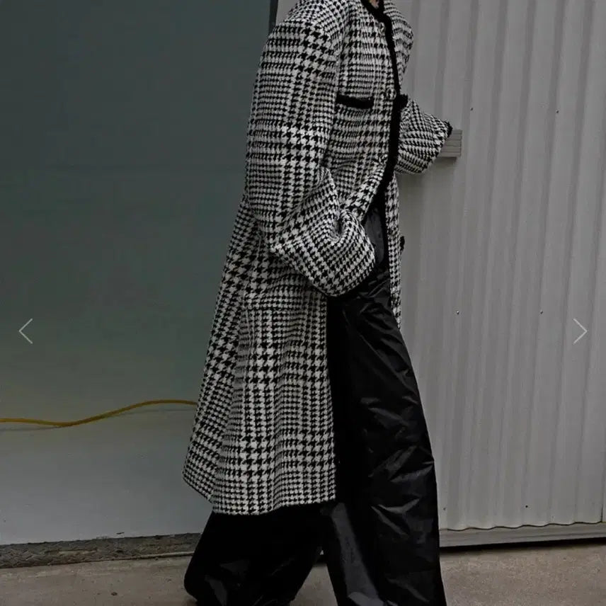 [BUNJANG] Lange More Long Tweed Coat / 랑거 모어 롱 트위드 코트