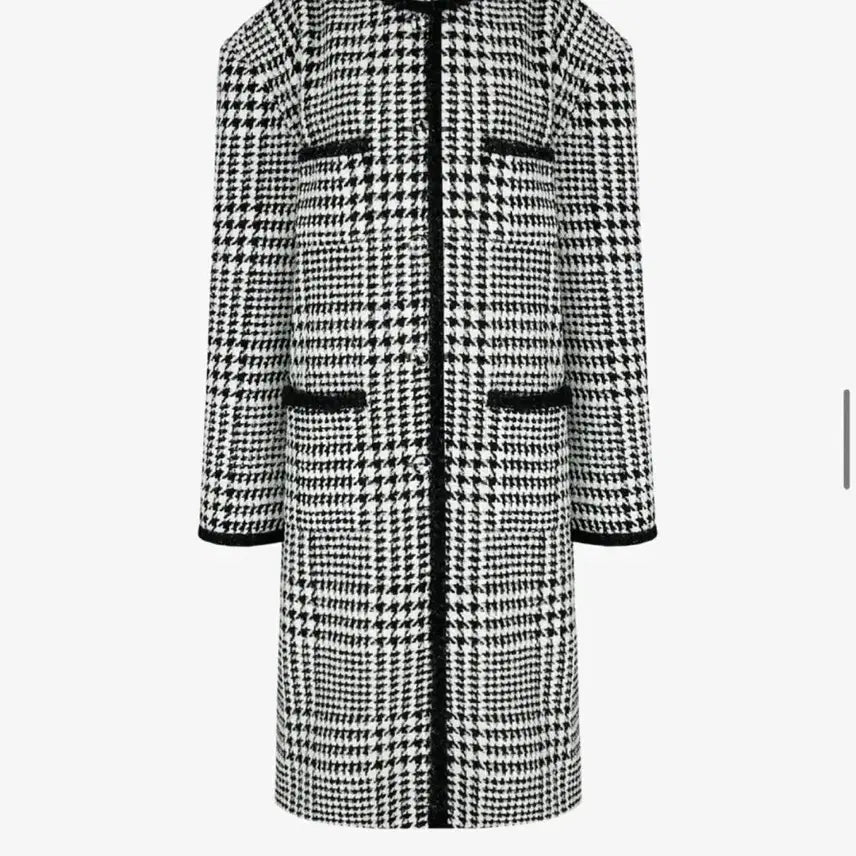 [BUNJANG] Lange More Long Tweed Coat / 랑거 모어 롱 트위드 코트
