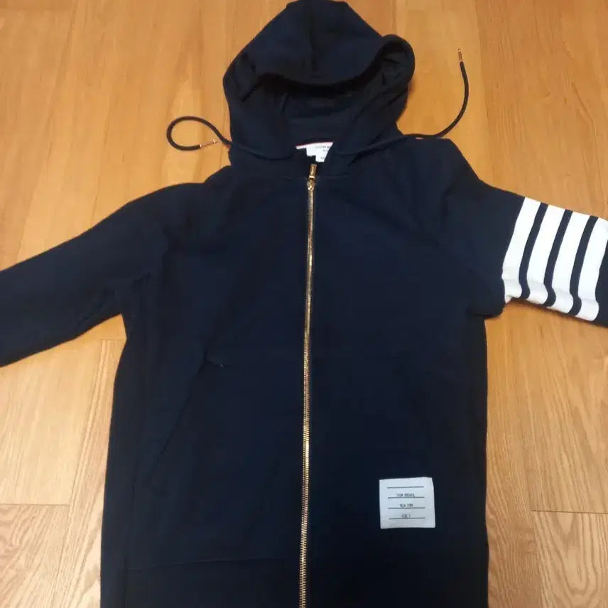 [BUNJANG] Thom Browne Navy Tri-Stripe Hoodie / 톰브라운 네이비 삼선 후드집업 3