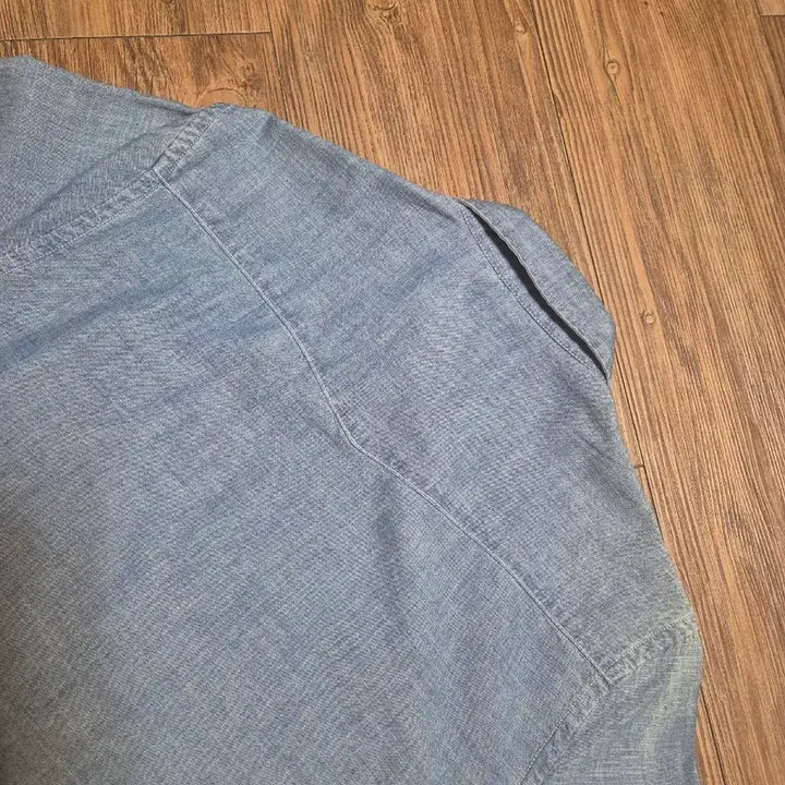 [SOLD OUT] (95)  폴로랄프로렌 샴브레인 투포켓 데님셔츠 보이즈XL