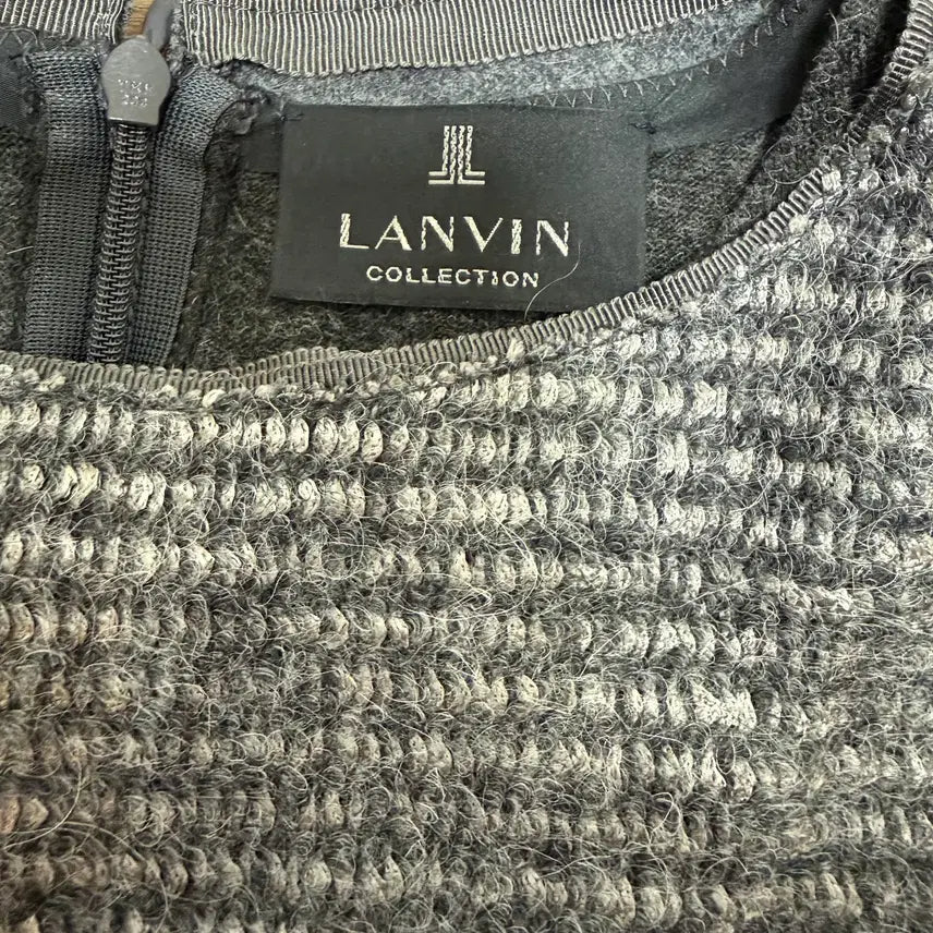 [BUNJANG] Lanvin Collection Gray Silver Dress / Lanvin Collection 원피스 (차콜&amp;그레이&amp;실버)