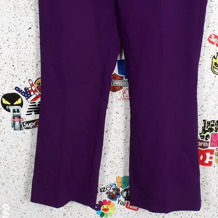 [BUNJANG] Zara Purple Simple Slacks Pants Women&