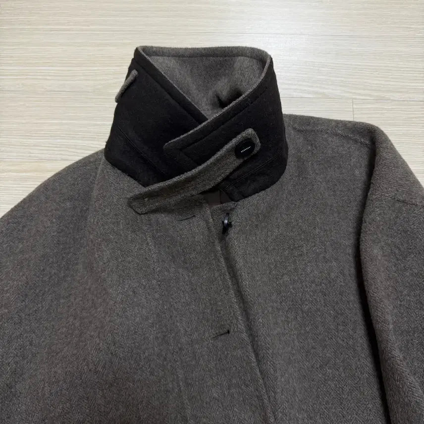[BUNJANG] Zooc Cropped Wool Jacket - Brown / Zooc 크롭 모직 자켓 브라운