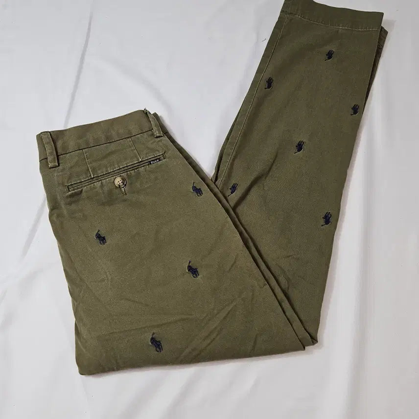 [BUNJANG] Polo Ralph Lauren New Chino Pants Cotton Slacks / 폴로 랄프로렌 신형 치노팬츠 포니 슬랙스 코튼 바지 29