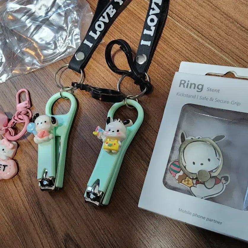 [BUNJANG] Pochacco Assorted Set / 키링, 손톱깎이, 안경 포차코 7종 일괄