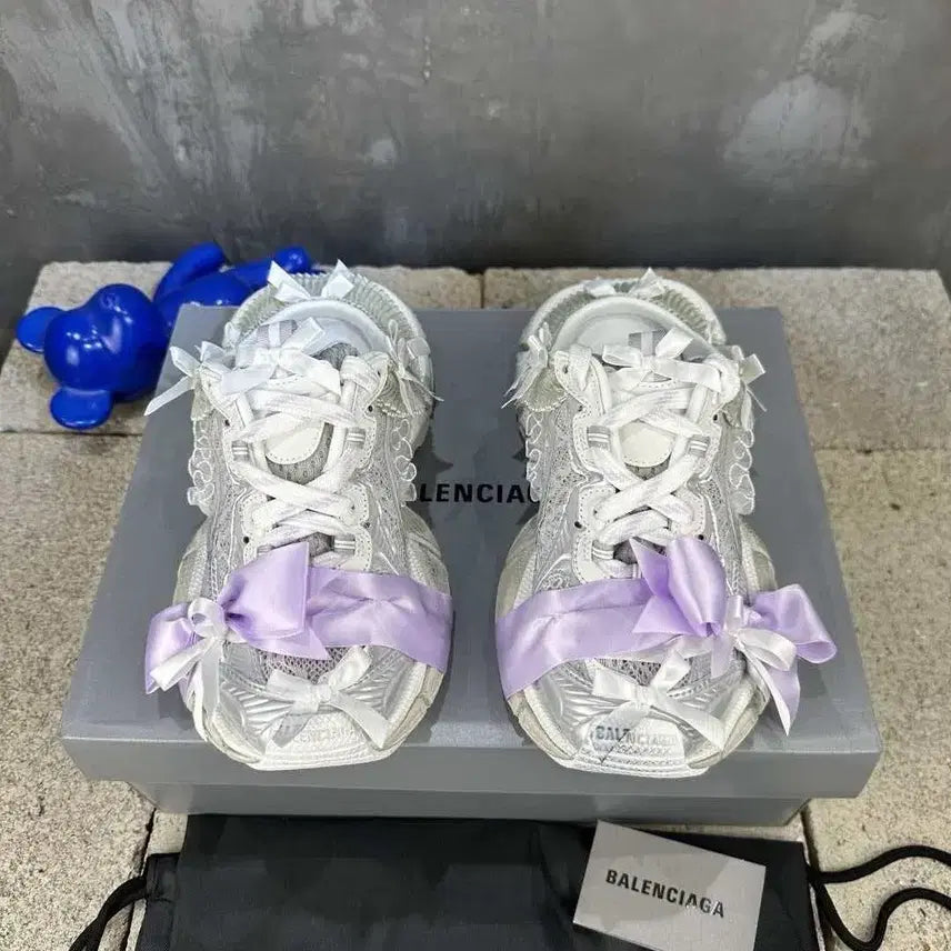 [BUNJANG] Balenciaga Ribbon Daily Sneakers 38 / 발렌시아가 리본 데일리 스니커즈 38