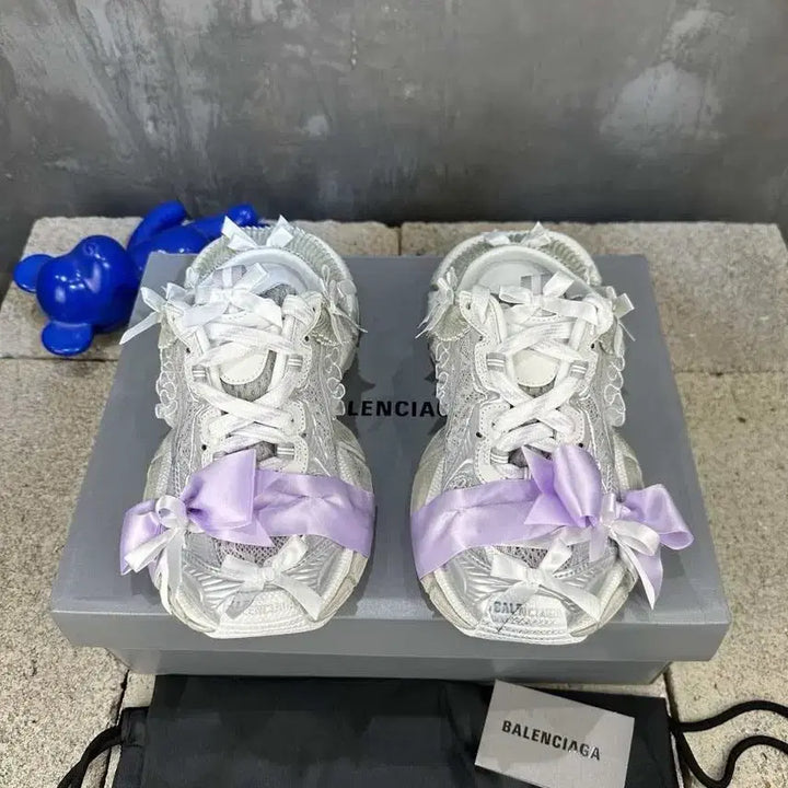 [BUNJANG] Balenciaga Ribbon Daily Sneakers 38 / 발렌시아가 리본 데일리 스니커즈 38