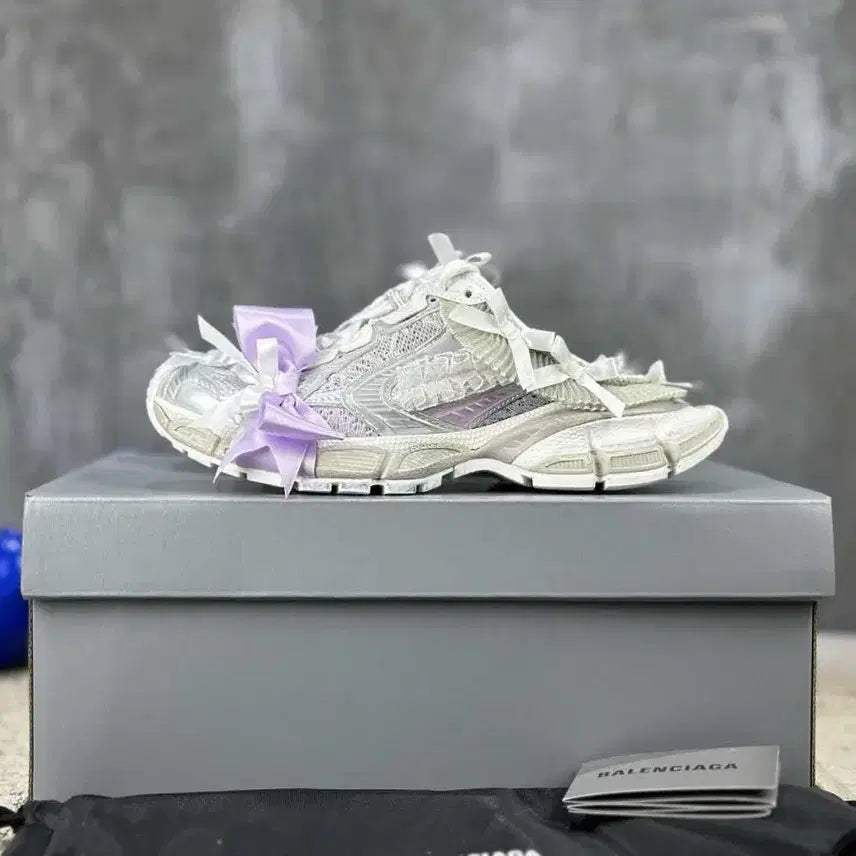[BUNJANG] Balenciaga Ribbon Daily Sneakers 38 / 발렌시아가 리본 데일리 스니커즈 38