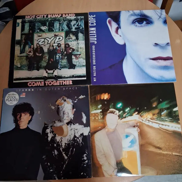 [BUNJANG] Hot City Bump Band, Julian Cope Bundle Set LP Records / 민트급 4장 일괄 언더 밴드 솔로  LP  할인