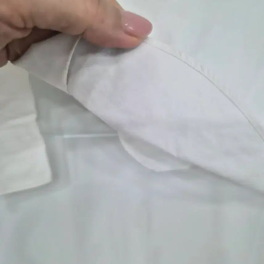 [BUNJANG] Comme des Garcons Red Heart White Shirt / 꼼데가르송 레드와펜 화이트 셔츠