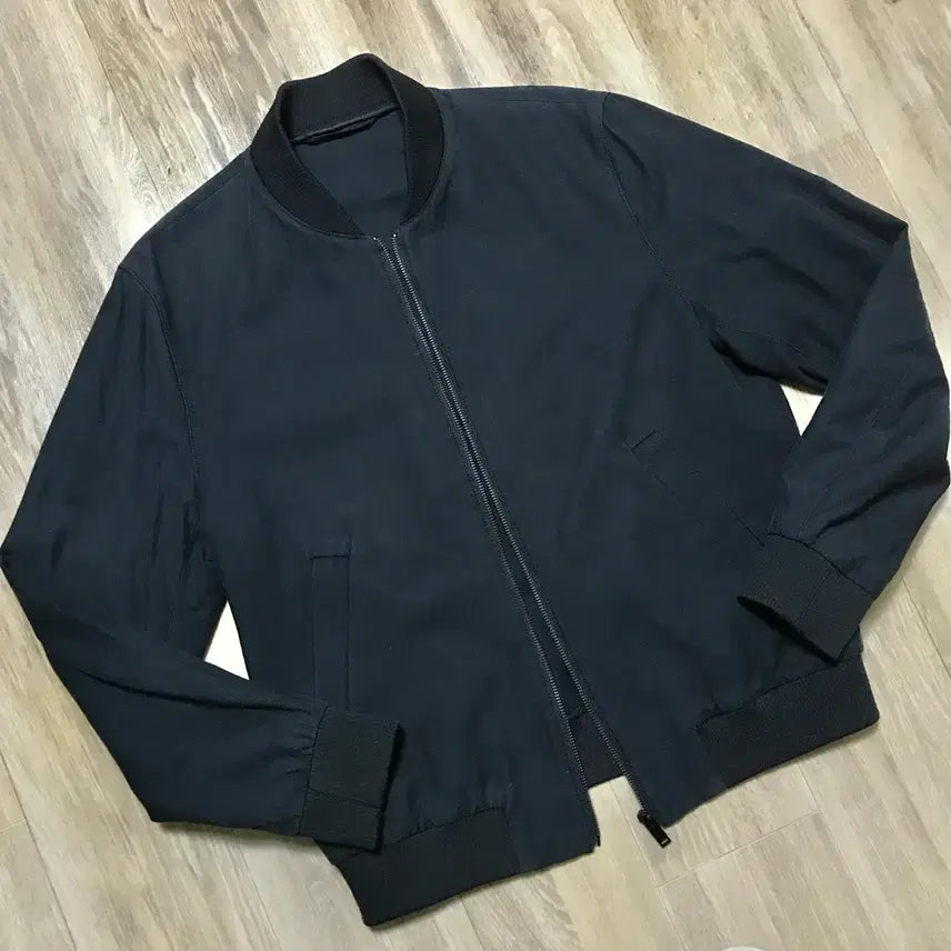 [BUNJANG] Cos Cotton Bomber Jacket - Navy / Cos 코스 코튼 봄버 자켓 48(L 100)사이즈 네이비