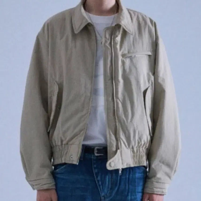 [BUNJANG] ETCE Lucas Bomber Jacket (Striped Pattern) - Size M / ETCE 루카스 봄버 자켓 2 M사이즈 (정가 245,000원)