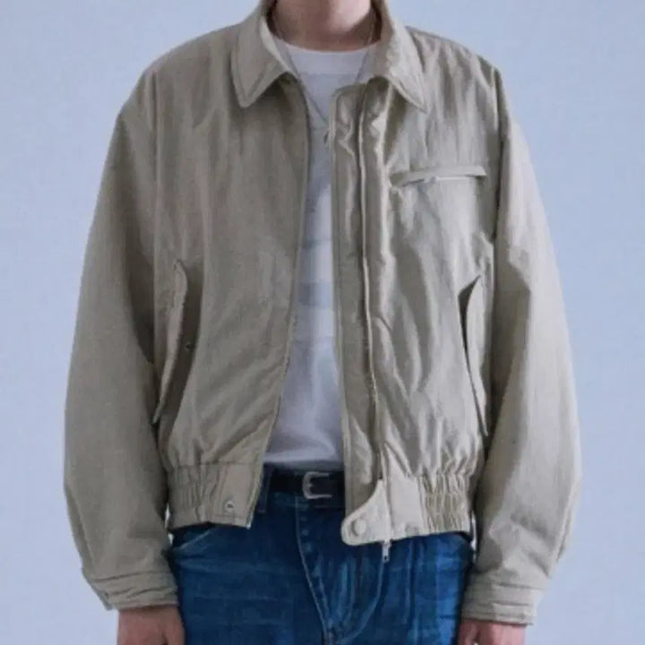 [BUNJANG] ETCE Lucas Bomber Jacket (Striped Pattern) - Size M / ETCE 루카스 봄버 자켓 2 M사이즈 (정가 245,000원)