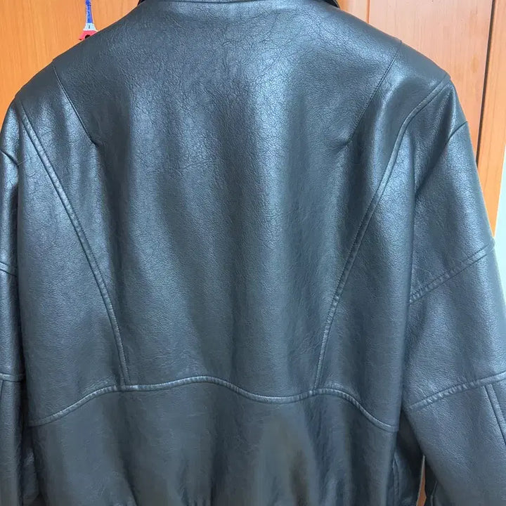[BUNJANG] VILE JEUNE Black Leather Jacket XL / VILE JEUNE빌젠 블랙 레더 자켓 XL