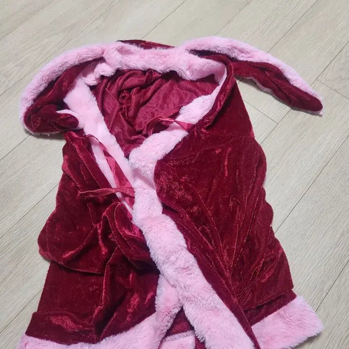 [BUNJANG] Rabbit Santa Girl Cape / 토끼 산타걸 망토