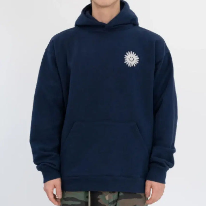 [BUNJANG] Big Wave Navy Hoodie L / 빅웨이브 후드티 네이비 L 새상품