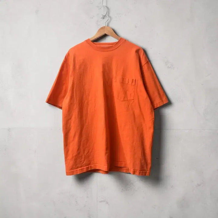[BUNJANG] Camber USA Orange Pocket T-Shirt XL / 캠버 반팔티 XL M0269
