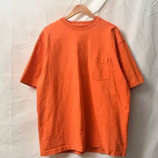 [BUNJANG] Camber USA Orange Pocket T-Shirt XL / 캠버 반팔티 XL M0269