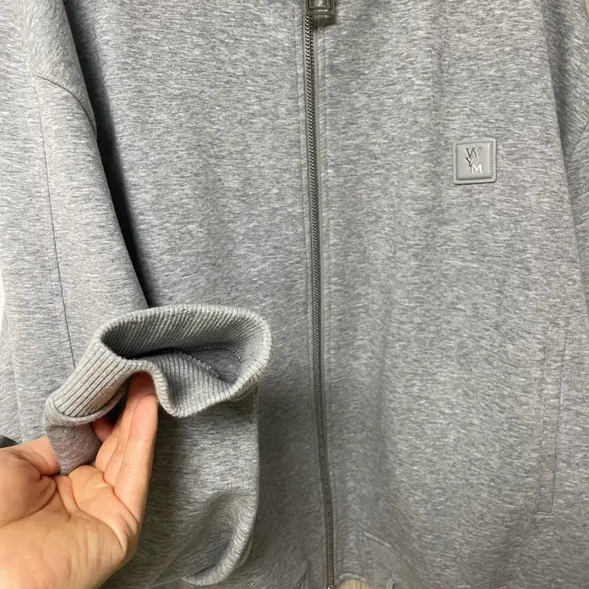 [BUNJANG] Wooyoungmi 25SS Zip-up Cardigan Grey / 우영미 25ss 집업 가디건 그레이, 52사이즈