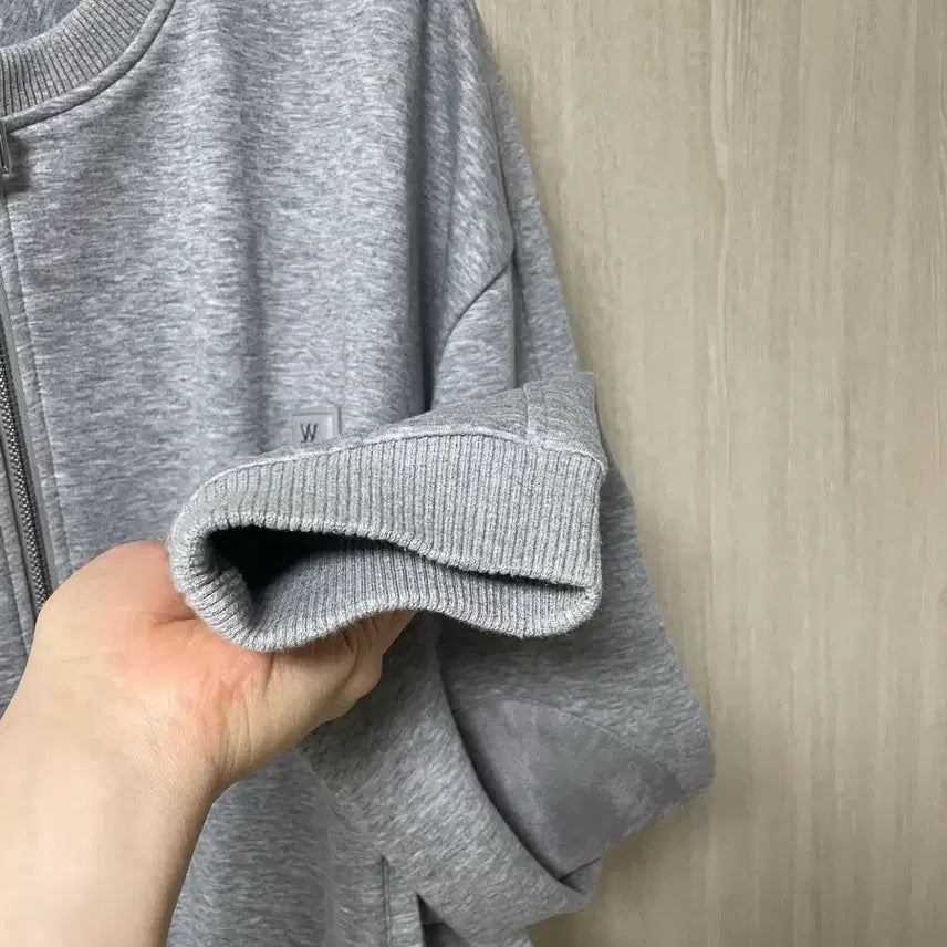 [BUNJANG] Wooyoungmi 25SS Zip-up Cardigan Grey / 우영미 25ss 집업 가디건 그레이, 52사이즈
