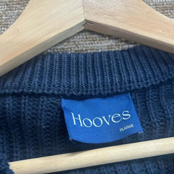 [SOLD OUT] 후브스 Hooves 네이비 코튼 집업 가디건 XL