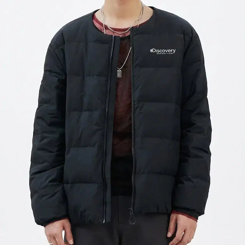 [BUNJANG] Discovery Pictor U Goose Down Lightweight Padded Jacket Black 95 / 디스커버리 픽토르U 구스다운 경량패딩 블랙 95
