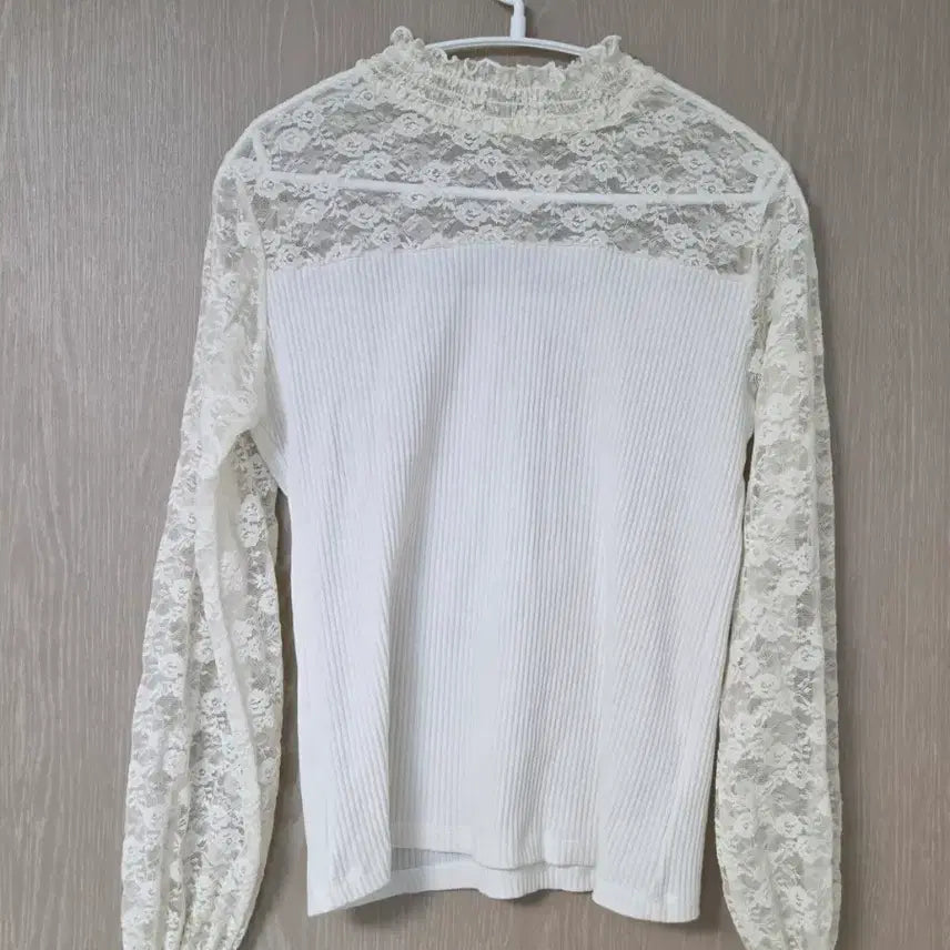 [BUNJANG] Wego Lace T-Shirt / 일본 wego 레이스 티셔츠