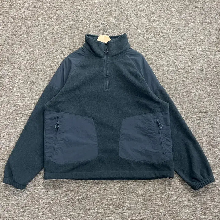 [SOLD OUT] 무신사 스탠다드 플리스 하프집업 XL 그레이