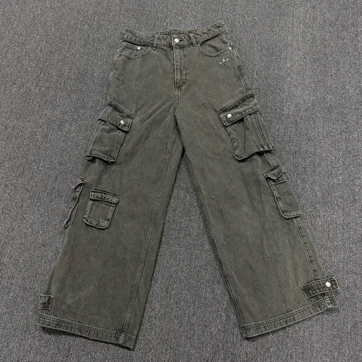 [BUNJANG] Adidas Denim Cargo Pants / 아디다스 데님 카고팬츠