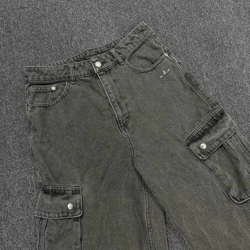 [BUNJANG] Adidas Denim Cargo Pants / 아디다스 데님 카고팬츠