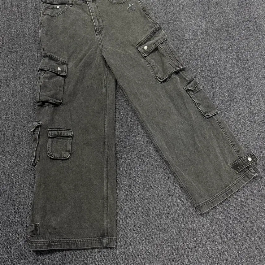 [BUNJANG] Adidas Denim Cargo Pants / 아디다스 데님 카고팬츠
