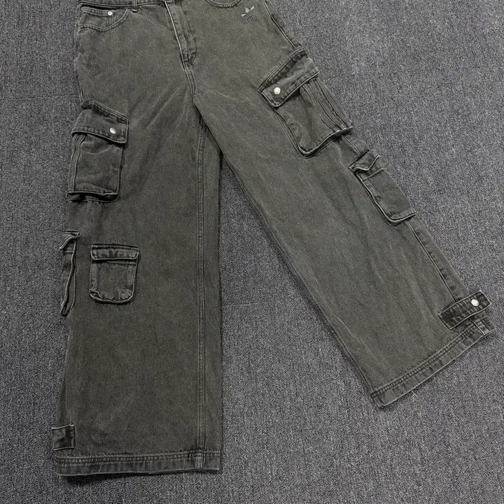 [BUNJANG] Adidas Denim Cargo Pants / 아디다스 데님 카고팬츠
