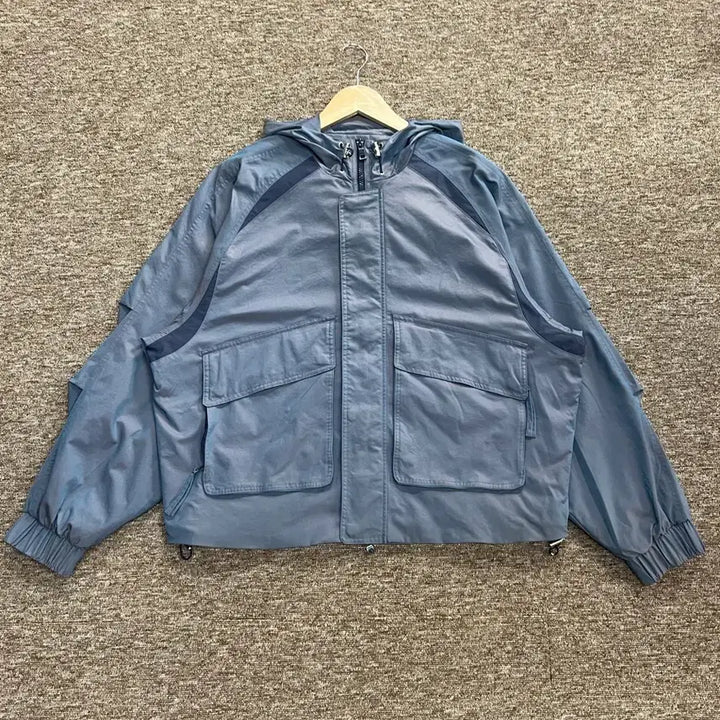 [SOLD OUT] 키뮤어 그레이 후드 바람막이 M사이즈