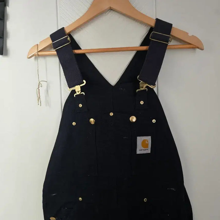 [BUNJANG] Carhartt Navy Cotton Bib Overalls / 칼하트 네이비 오버롤 팬츠